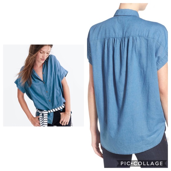 Madewell Tops - Madewell Central Shirt Button Down Sz M